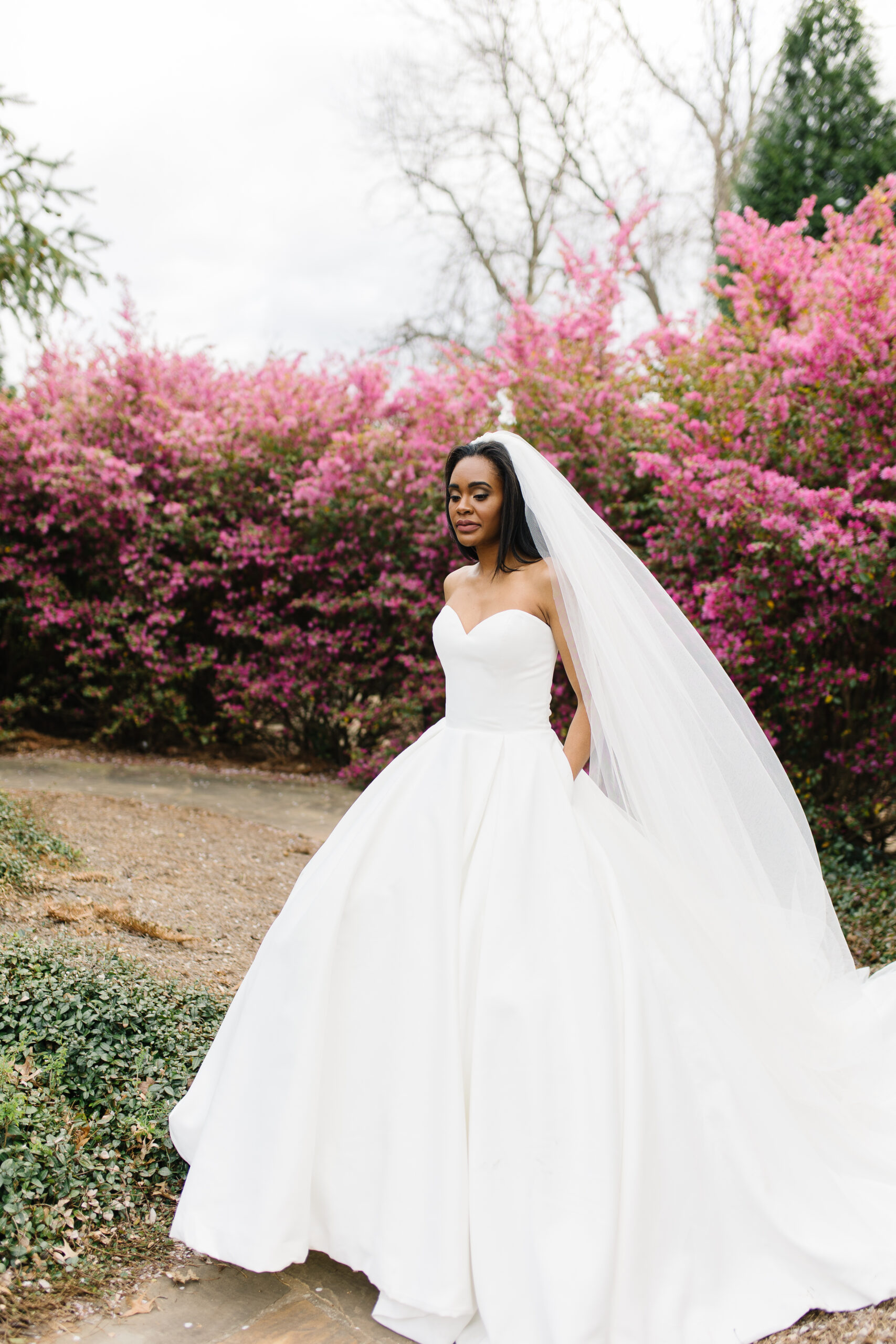 Gorgeous Spaghetti Straps Wedding Gown with a Unique Bolero – HAREM's Brides